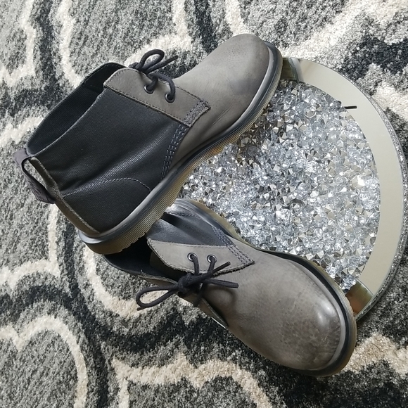 Dr. Martens Mens Wilson Chukka Boot Black and Grey - Picture 13 of 14